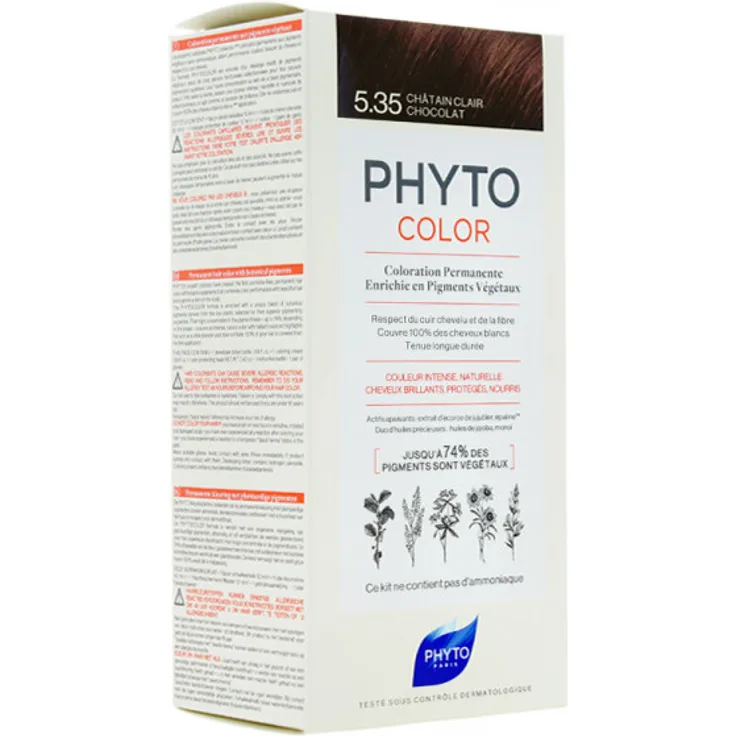Phyto Haarcoloration Phytocolor Permanent Color 5.35 Chocolate Light 1 Stück