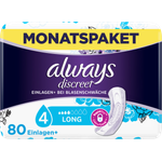 Always Discreet Inkontinenz Long Monatspack mit 80 Stück