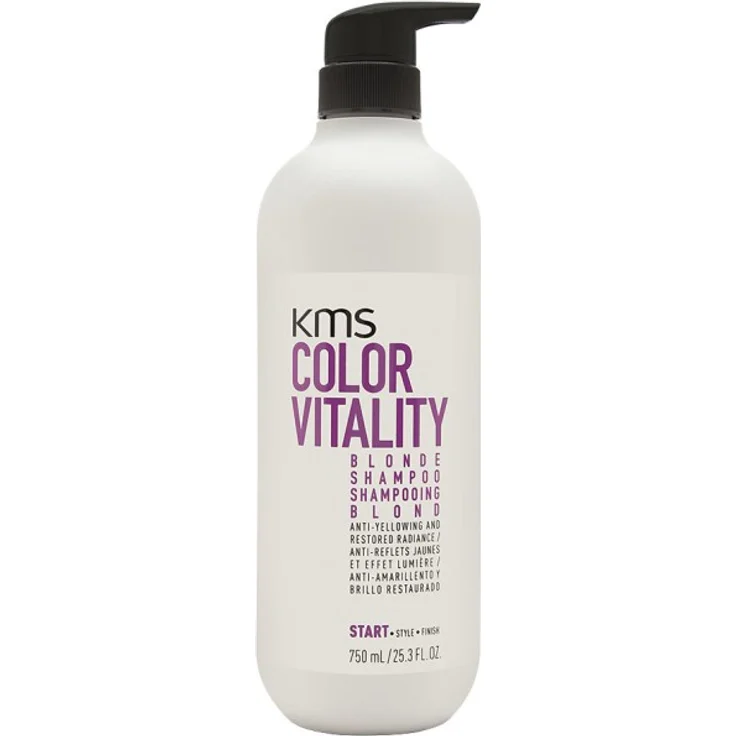 KMS Colorvitality Blonde Shampoo 750 ml – Bild 1