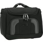 Travelite Handgepäck Kulturtasche mit Aufsteckfunktion, Gepäck Serie ORLANDO: Klassisches Weichgepäck Beautycase im zeitlosen Design, 098492-01, 19 Liter, 0,9 kg, schwarz