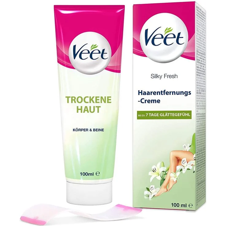 Veet Haarentfernungs-Creme trockene Haut Haarentfernungscreme 100 ml - Veet – Bild 1