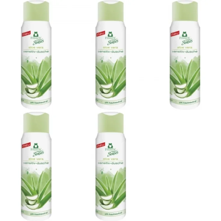 Frosch Dusche Sensitive Aloe 5 x 300 ml