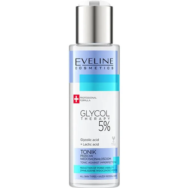 Eveline Glycol Therapy Anti-Unvollkommenheiten-Tonikum Mit 5% Aha-SäUregehalt 100 ml mit reinigender Wirkung