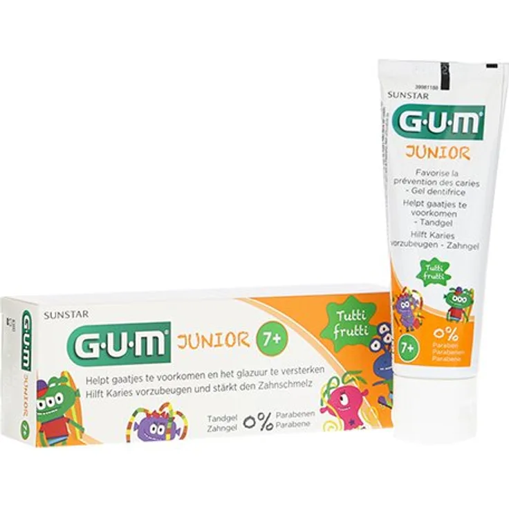 Gum Junior Zahngel 7-12j, für ein strahlendes Lächeln 50 ml
