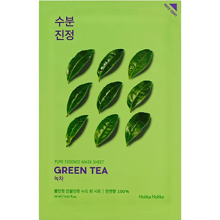 Holika Holika Pure Essence Mask Sheet Gesichtsmaske Grüntee 1 Stück