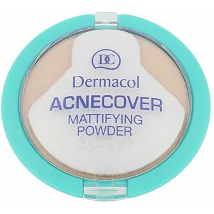 Dermacol Acnecover Mattierender Puder für problematische Haut 11 g Farbton Sand