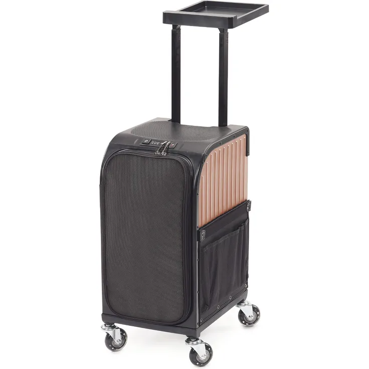 Sibel Rollercoaster Stoolcase Rollhocker - Koffer / Rosa Gold