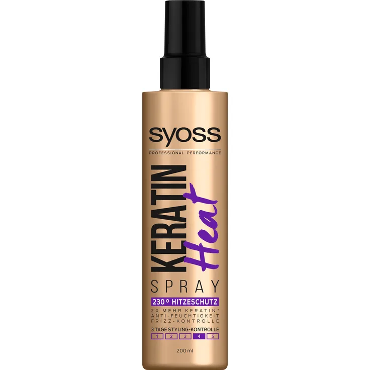 Syoss 230° Hitzeschutz Spray Keratin Heat Pumpspray 200 ml
