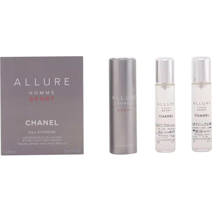 Chanel Allure Homme Sport Refillable Set Eau de Toilette (EdT) 3 x 20 ml