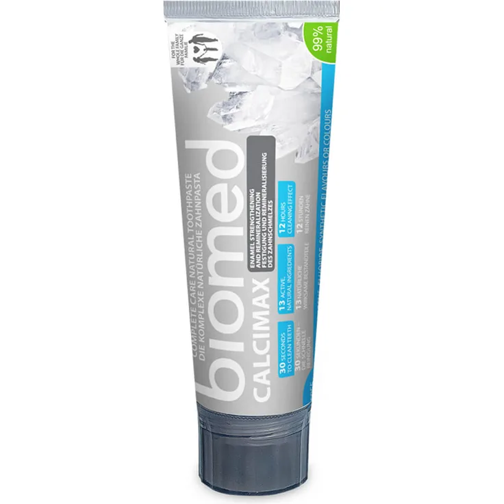 Biomed Calcimax 100 g, ohne Fluorid, für saubere Zähne & frischen Atem