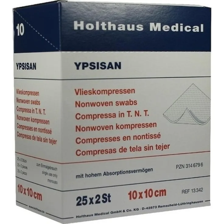 KOMPRESSEN Ypsisan 10x10 cm steril 50 St.