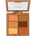 Nyx Professional Makeup Concealer Correct Contour Palette 6 Abdeckprodukte 03 Deep