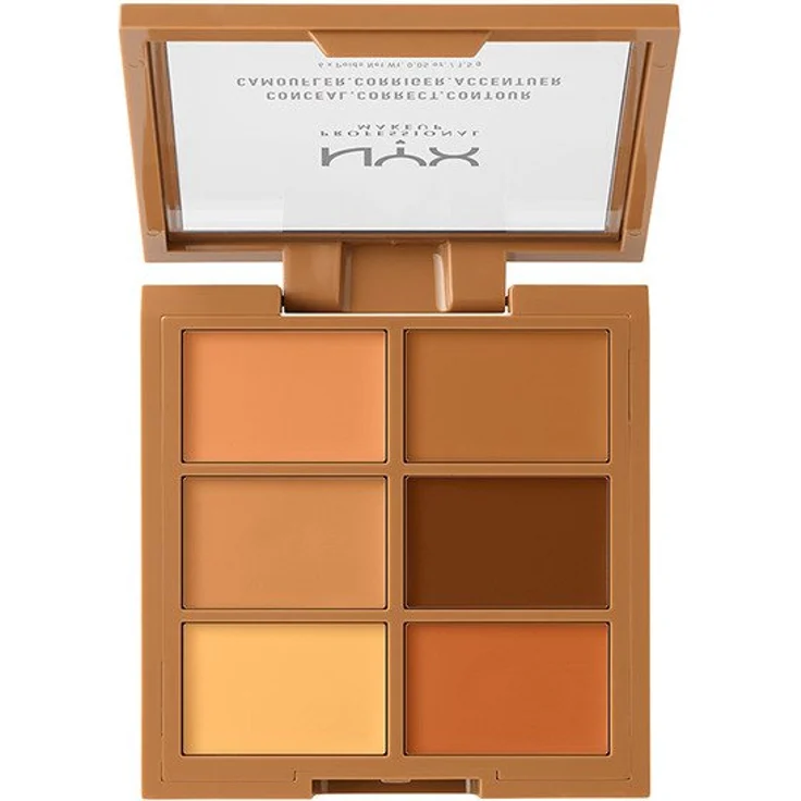 Nyx Professional Makeup Concealer Correct Contour Palette 6 Abdeckprodukte 03 Deep – Bild 1