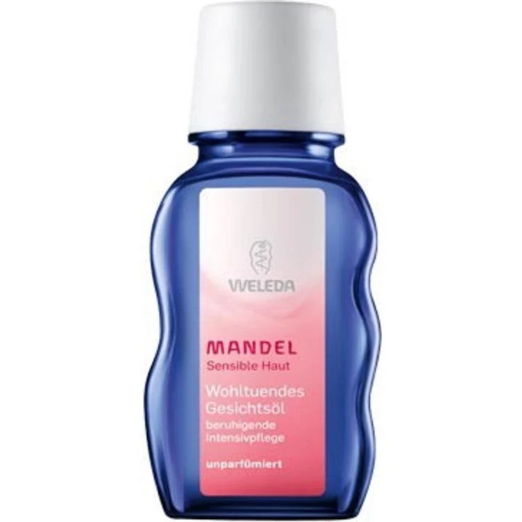 Weleda Gesichtspflege Mandel Wohltuendes Gesichtsöl 50 ml, mit pflegender Wirkung 