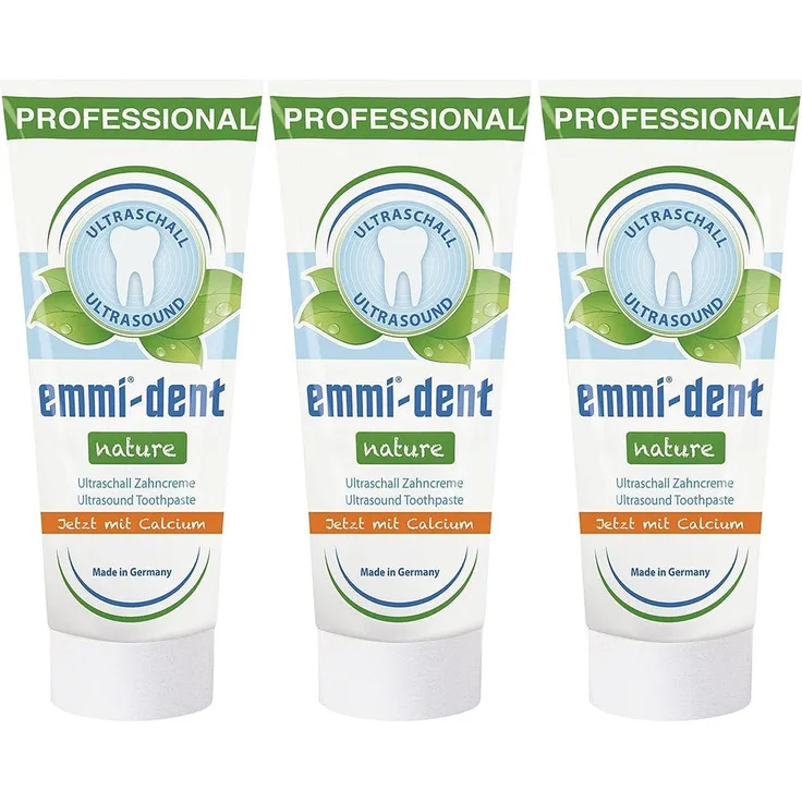Emmi-Dent Zahncreme nature 3er Set 75 ml