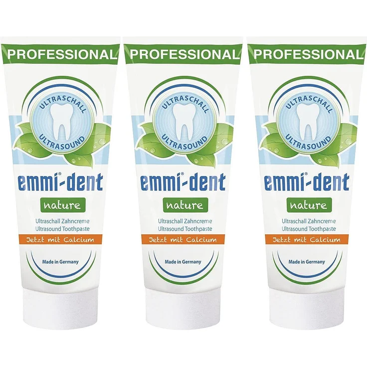 Emmi-Dent Zahncreme nature 3er Set 75 ml – Bild 1