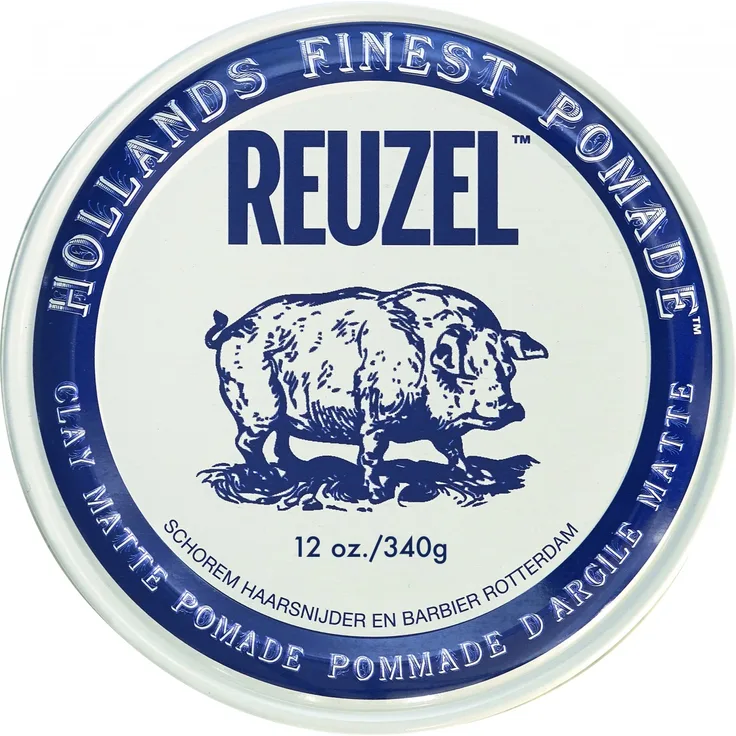 Reuzel Clay Matte Pomade 340 g für Widerspenstiges Haar, Alle Haartypen geeignet