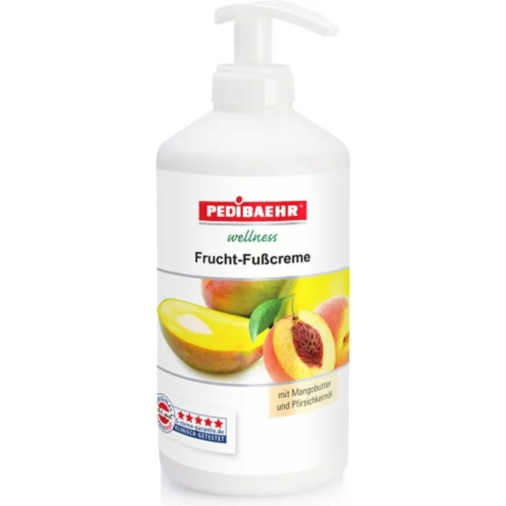 Pedibaehr Wellness Frucht-Fußcreme Mit Mangobutter Und Pfirsichkern 500 ml – Bild 1