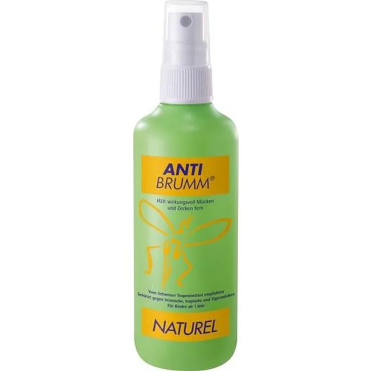 Anti-BrummNaturel Pumpzerstäuber 150 ml, sicherer & langanhaltender Schutz vor Insekten