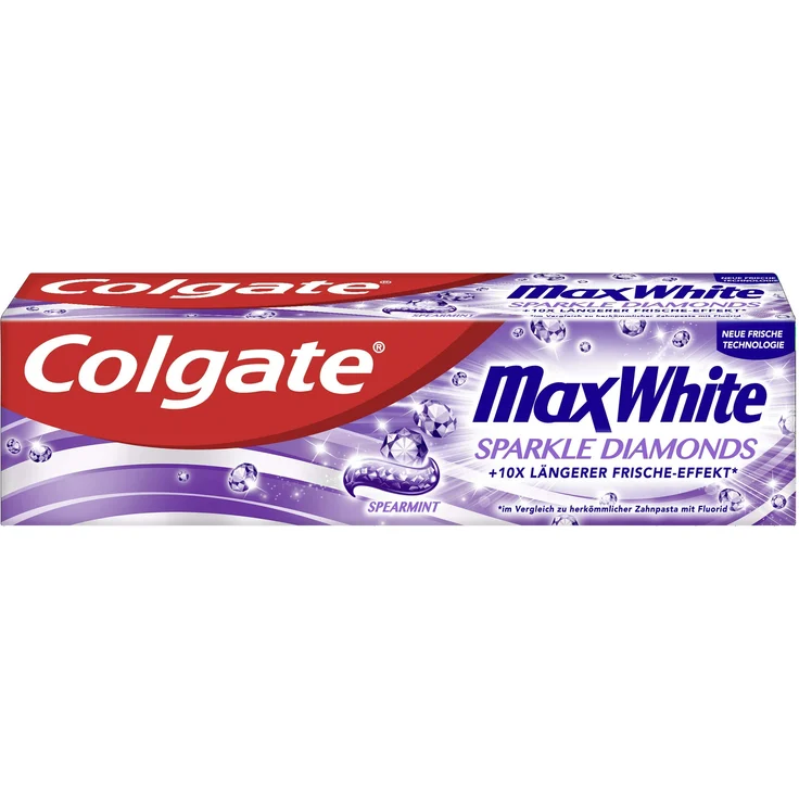Colgate Max White Sparkle Diamonds Zahnpasta, 12er Pack (12 x 75 ml) – Bild 1