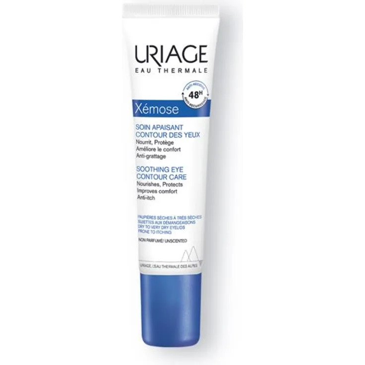 Uriage Creme Xémose Soin Apaisant Contour des Yeux 15 ml mit pflegender Wirkung für alle Hauttypen