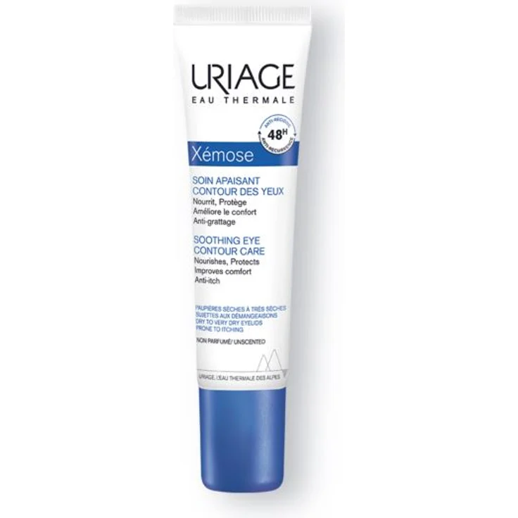 Uriage Creme Xémose Soin Apaisant Contour des Yeux 15 ml mit pflegender Wirkung für alle Hauttypen