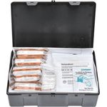 Söhngen KFZ Verbandskasten (mit Füllung, schwarz, Koffer aus ABS Kunststoff) 260x160x80 mm, 3004002