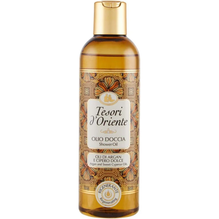 Tesori d'Oriente Argan & Cyperus Duschöl 250 ml für Alle Hauttypen geeignet – Bild 1