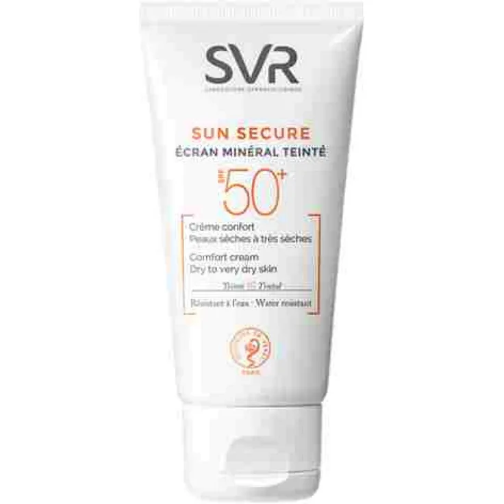 SVR Sun Secure Ecran Mineral Teinte Crème LSF50 hoher Lichtschutzfaktor 60 g