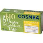 COSMEA Bio Tampon Normal aus Bio-Baumwolle, ohne Kunstfaser-Umhüllung, vegan, ohne Tierversuche 16 Stück - Preisvergleich