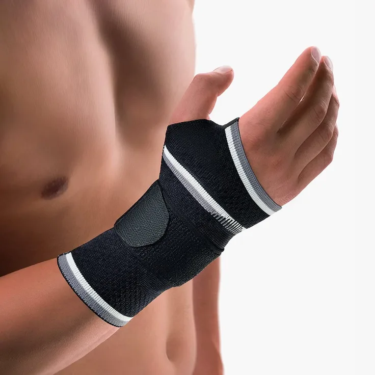 Bort ManuBasic Bandage links M schwarz 1 Stück