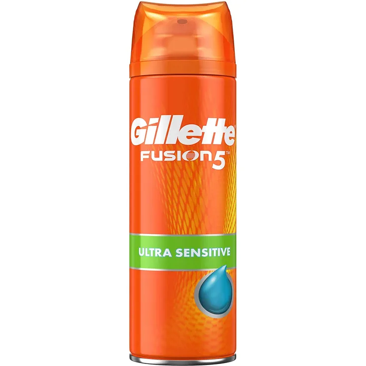 Gillette Fusion5 Rasiergel 3 Stück Empfindliche Haut 200 ml