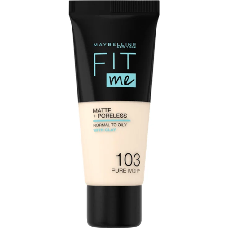 Maybelline Fit me! Matte + Poreless Make-up #103-pure ivory 30 ml – Bild 1