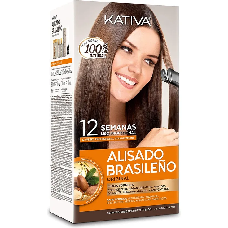 Kativa Brazilian Keratin-Haarglättungs Kit 225 ml