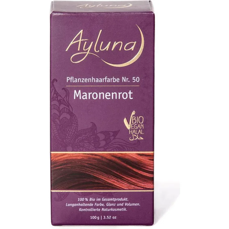 Ayluna Haarfarbe Maronenrot 100 g