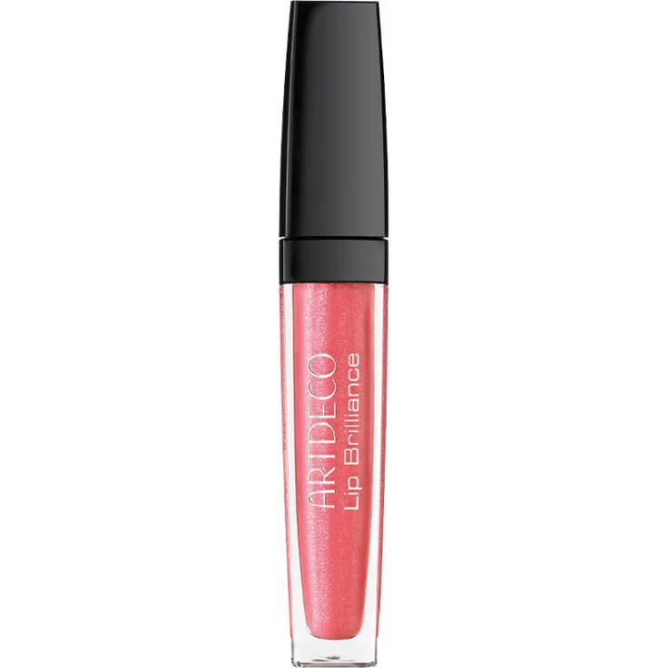 Artdeco Lip Brilliance 02 Strawberry Glaze, Farbton: Pink, mit einem glänzenden Finish, Inhalt: 5 ml