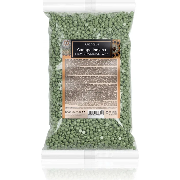 XanitaliaPro Zinco plus Enthaarungswachs-Therapie Cannabis indica Filmwachs 1000 g