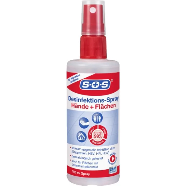 SOS Desinfektionsspray 100ml Flasche