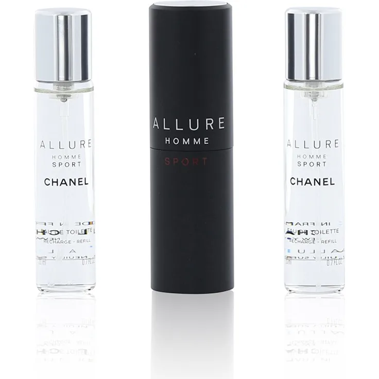Chanel Allure Sport Homme Eau de Toilette (EdT) 3 x 20 ml + Taschenzerstäuber