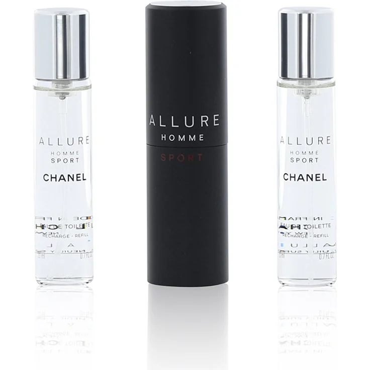 Chanel Allure Sport Homme Eau de Toilette (EdT) 3 x 20 ml + Taschenzerstäuber