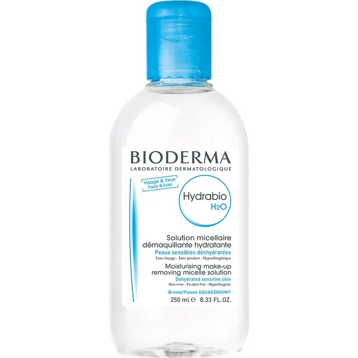 Bioderma Hydrabio H2O Solution Micellaire Lotion 250 ml, für trockene und empfindliche Haut geeignet