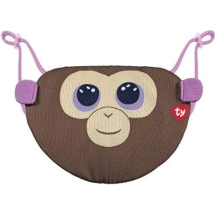 Beanie Boo - Mund-Nasen-Maske - Affe - Coconut