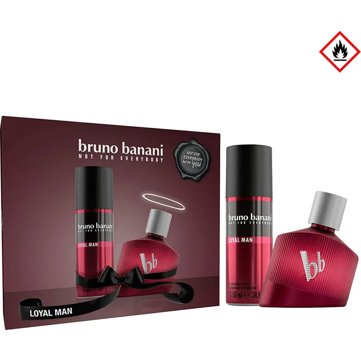 Bruno Banani LOYAL MAN Set Eau de Parfum (EdP) 80 ml + Deodorant 50 ml