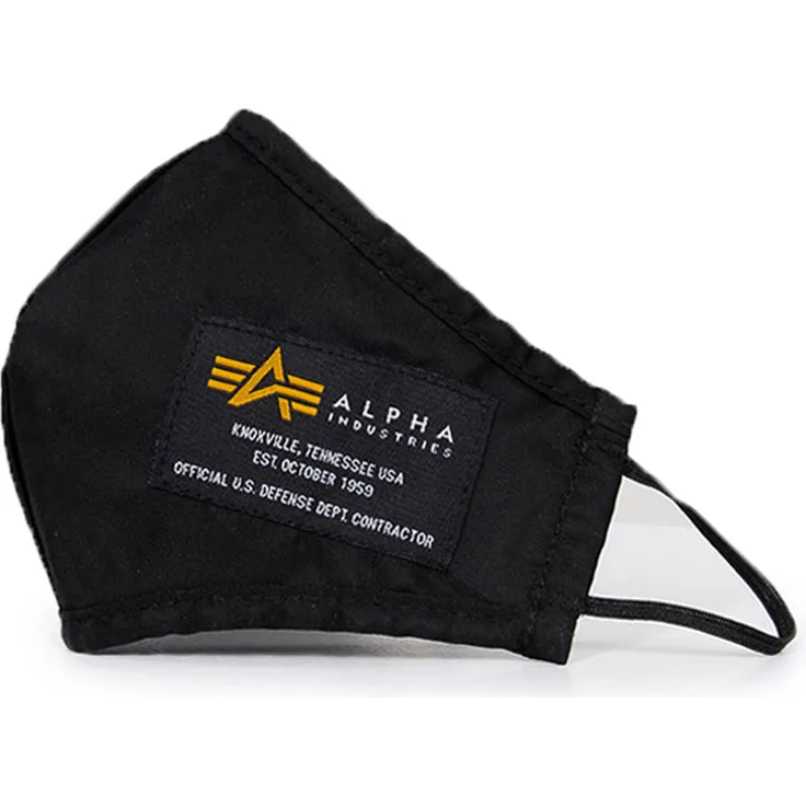Alpha Industries Mund-Nasen-Masken Heavy Crew Face Mask black