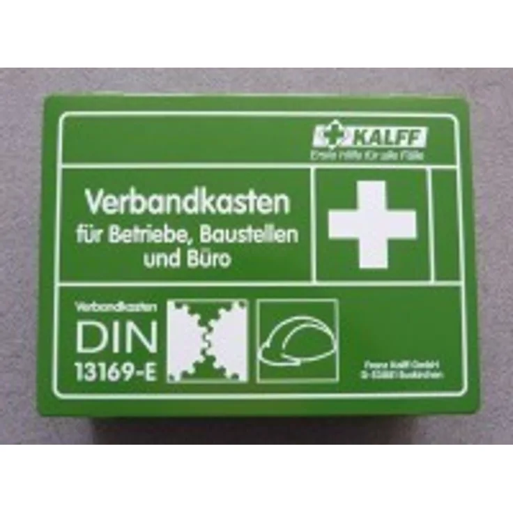 IWH Betriebsverbandkasten groß, Metall, DIN 13169-E