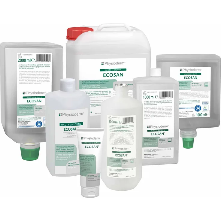 PHYSIODERM Handreiniger Ecosan, Handwaschlotion, HACCP-konform, für leichte Verunreinigungen 5 l