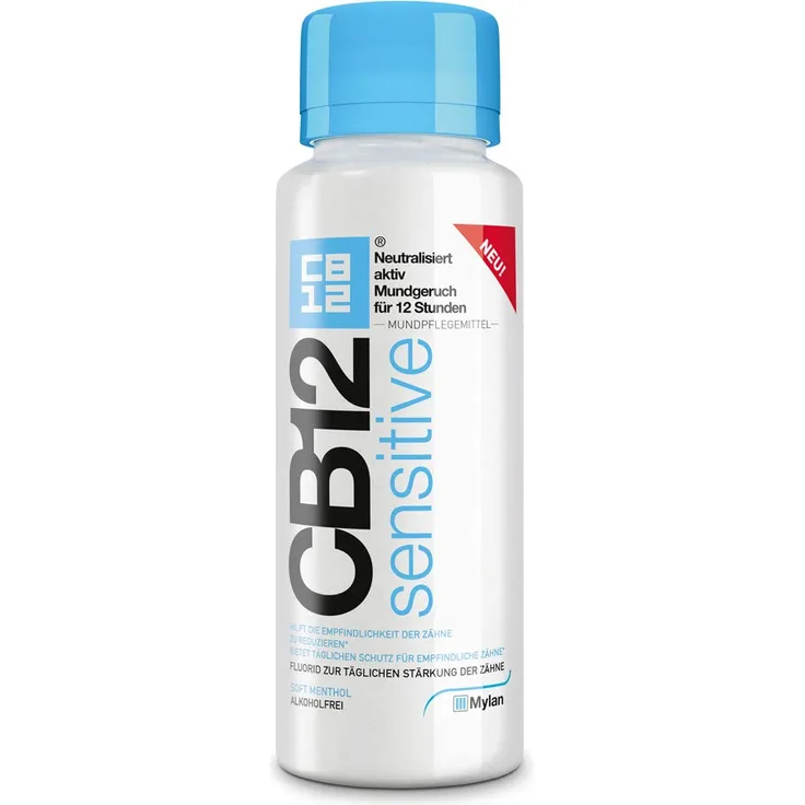 CB12 CB12 Sensitive Mundspülung, 500 ml, für saubere & gesunde Zähne