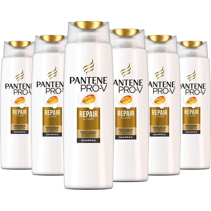 Pantene Pro-V Repair & Care Shampoo Für geschädigtes Haar 6 x 300 ml