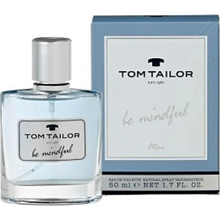 Tom Tailor Be Mindful Eau de Toilette (EdT) Herrenduft für Herren 50 ml