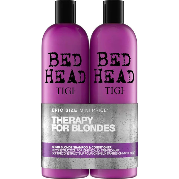 Tigi Bed Head Tween Duo Shampoo And Conditioner Dumb Blonde 2 x 750 ml – Bild 1